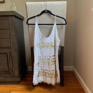 Free People Intimately Sequin Mini Dress